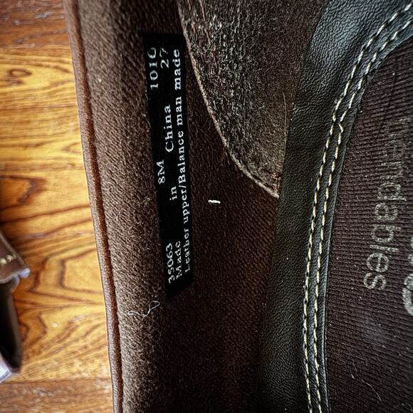 Clarks Bendables Loafers Womens Shoes Size 8 Brown Leather Comfort Stretch 35063 - Picture 16 of 16